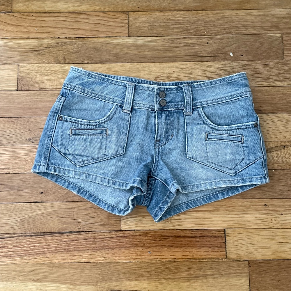 Aeropostale Light Wash Denim Shorts